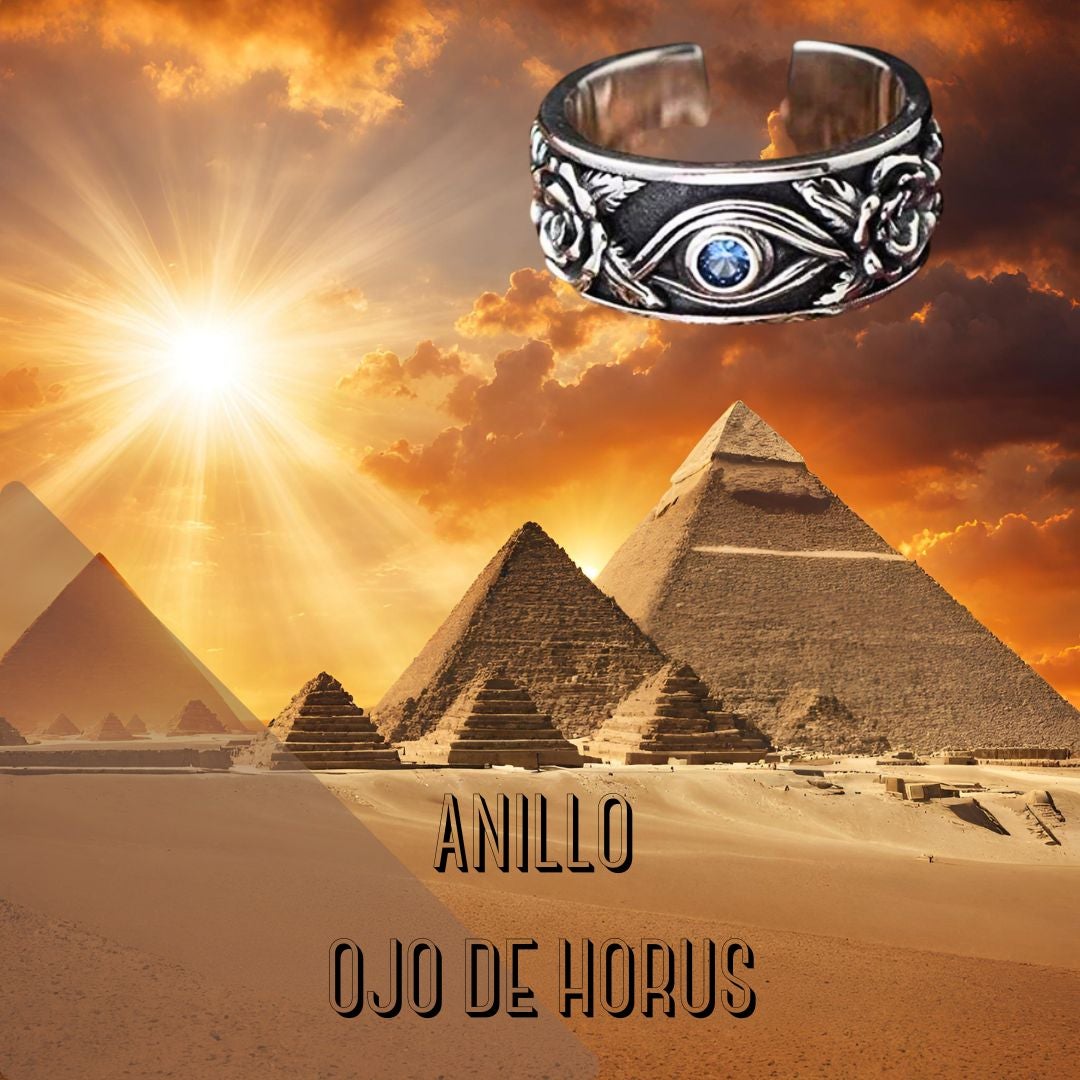 Anillo del dios egipcio ra hot sale